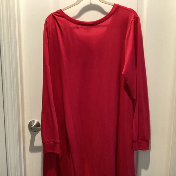 Red XL lularoe dress - Picture 6 of 8